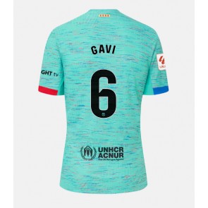 Barcelona Paez Gavi #6 Koszulka Trzecich 2023-24 Krótki Rękaw